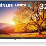 Caixun TV 32 Pollici, HD Televisori con 3 HDMI e 2 USB, DVB-T/T2/C/S/S2, Adatto per Cucina Camera da Letto e Home Office (EC32T1H)…